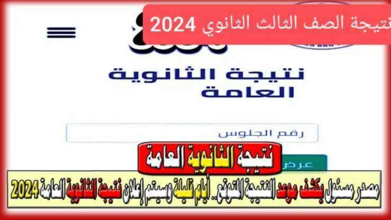 Link نتيجة دوت نت .. نتيجة الثانوية العامة 2024 برقم الجلوس احصل عليها فور اعتمادها