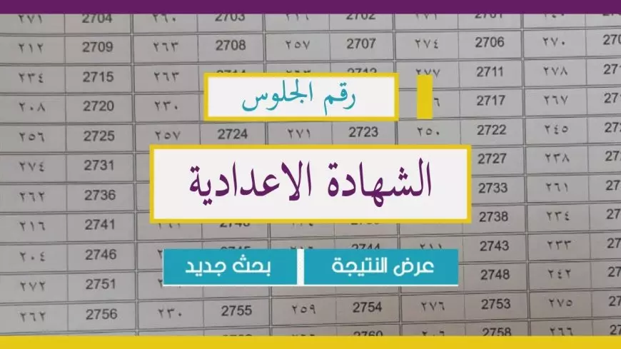” 3 اعدادي ” نتيجة الشهادة الاعدادية برقم الجلوس 2025 الترم الأول جميع المحافظات عبر بوابة التعليم الاساسي
