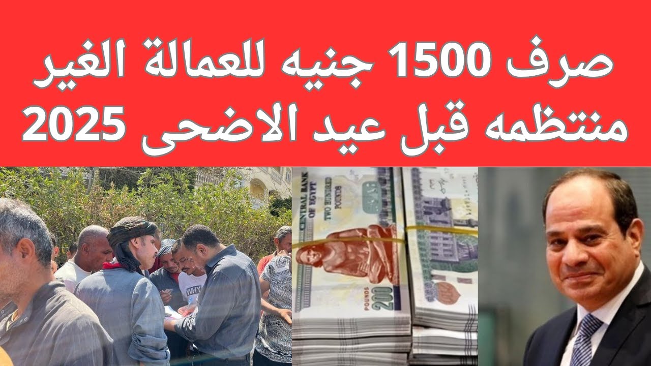 أبشر بالفرح قبل عيد الأضحى.. رابط الاستعلام عن منحة العمالة الغير منتظمة 2025