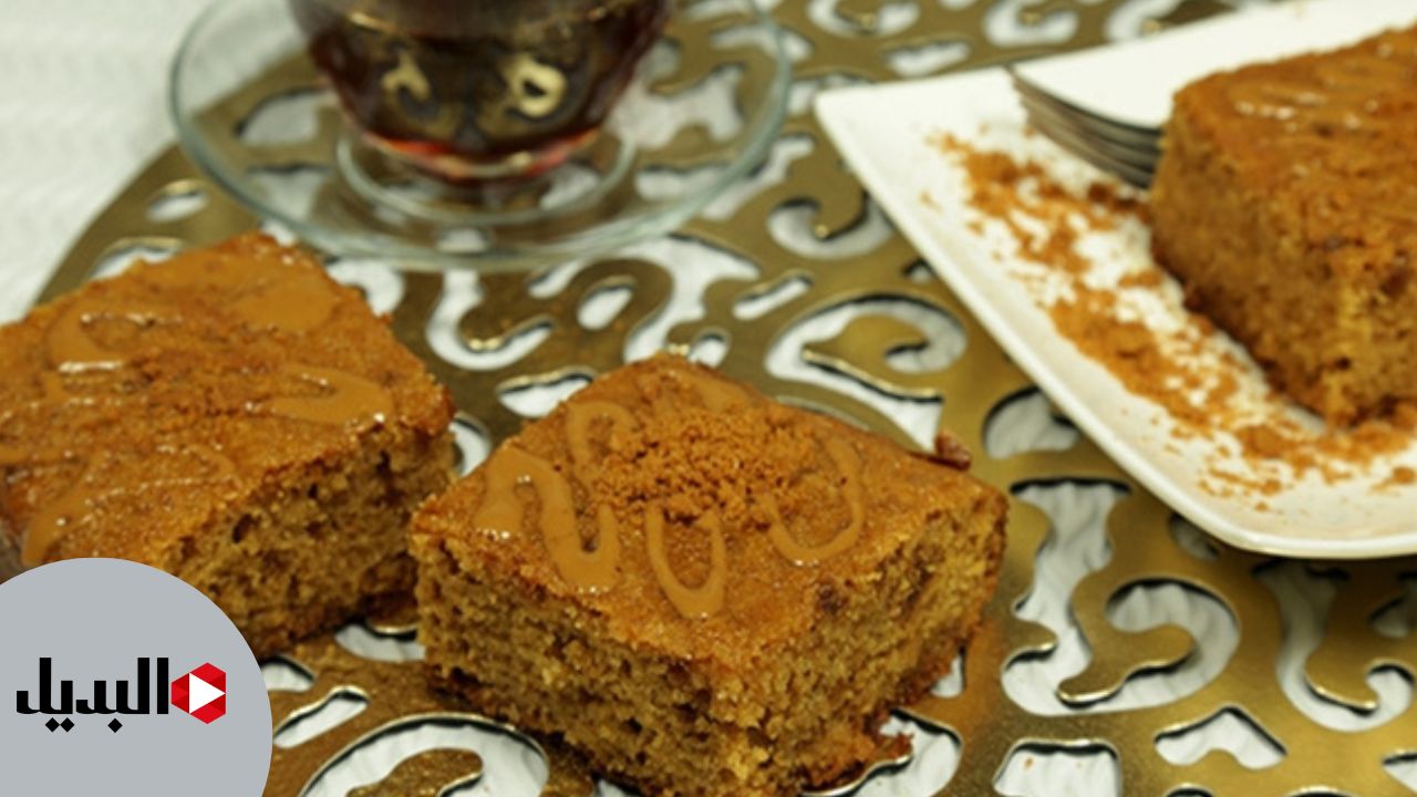 طريقة عمل البسبوسة بزبدة اللوتس في البيت أحلى من بتاعة المحلات بتكاتها وحركاتها