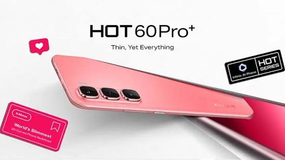 وسع للوحـش الجديد.. مواصفات هاتف Infinix Hot 60 Pro Plus بتقنيات الجيل الخامس 5G ومواصفات هتبهـرك.. سعر خيالي هيكسـر السـوق