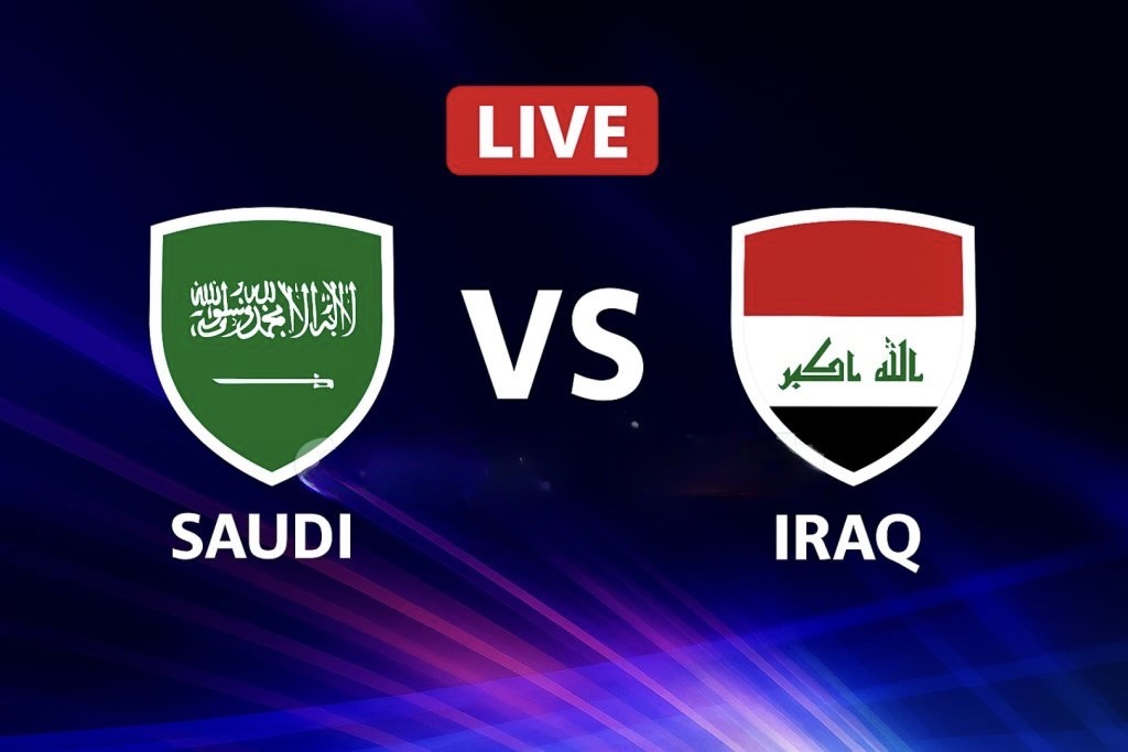 بصوت البلوشي Saudi Arabia vs Iraq.. مباراه العراق والسعودية في تصفيات كاس العالم 2026 مباشر علي Alkass SIX HD